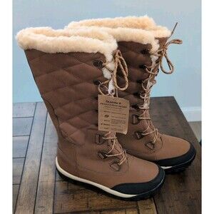 BEARPAWS Isabella Women's Lightweight Lace Up Waterproof Boots Hickory Size 11 M